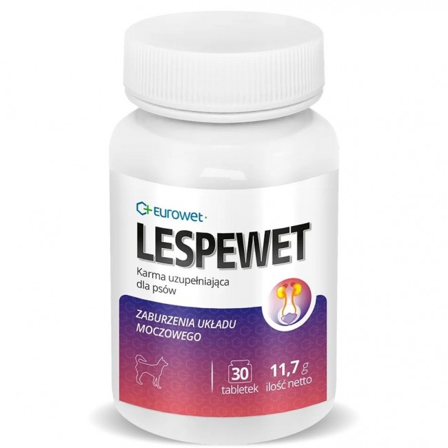 EUROWET Lespewet - supplements for dogs - 30 tablets
