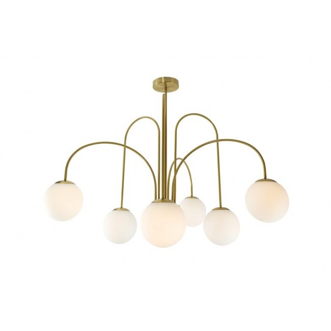 Pendant light KAFF 6XE27 gold