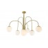 Pendant light KAFF 6XE27 gold