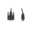 Lanberg CA-HDDV-20CU-0030-BK video cable adapter 3 m HDMI Type A (Standard) DVI-D Black Lanberg CA-HDDV-20CU-0030-BK video cable adapter 3 m HDMI Type A (Standard) DVI-D Black