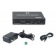 LevelOne HVE-6701R AV extender AV receiver Black