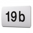 Maclean LED lamp, house number, with twilight sensor, white, 12W, IP65, neutral (4000K), 950lm, MCE292 W