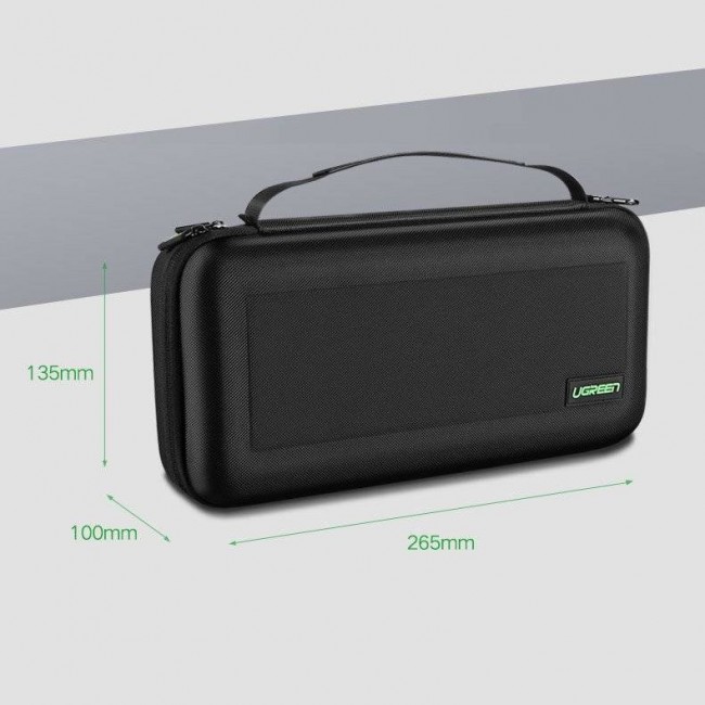 Ugreen LP145 Pouch case Nintendo Ethylene-Vinyl Acetate (EVA), Oxford Black