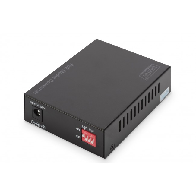 Digitus Gigabit PoE media converter, RJ45 / SFP, PSE