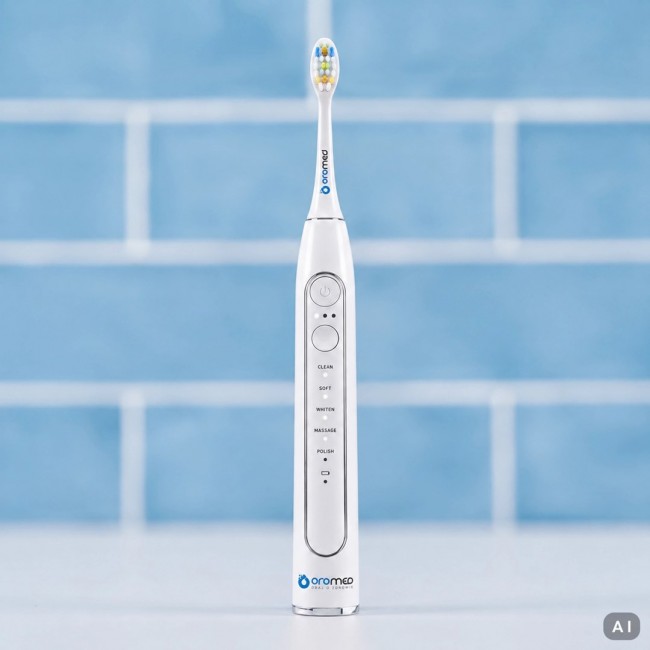 Sonic toothbrush ORO SONIC NEXT PRO WHITE OROMED