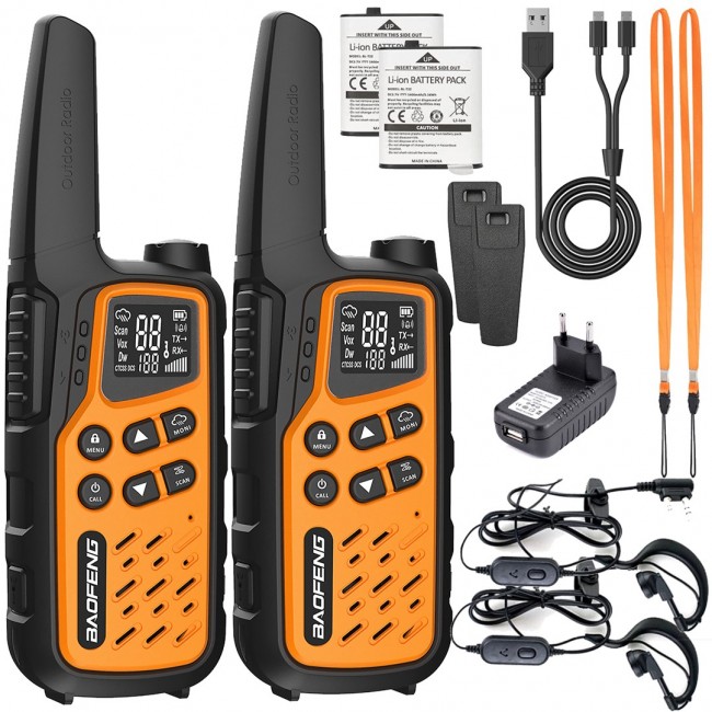 Walkie-Talkie Baofeng BF-T25E Orange Walkie-Talkie Baofeng BF-T25E Orange