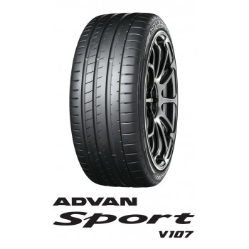 Tire 255/55 R19 111Y Yokohama ADVAN Sport V107 Label:D-A-B-73 dB