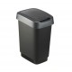 ROTHO Twist Silver - trash bin 10l