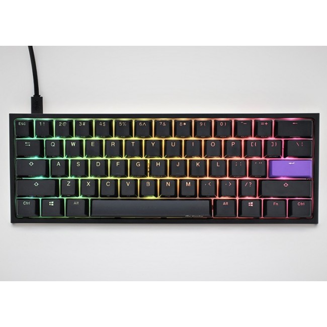 Ducky One 2 Mini RGB keyboard Gaming USB US English Black Ducky One 2 Mini RGB keyboard Gaming USB US English Black
