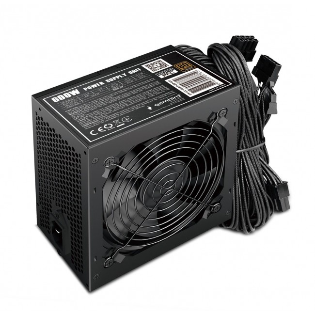 Gembird CCC-PSU80P-BBP-600 power supply unit 600 W 24-pin ATX ATX Black Gembird CCC-PSU80P-BBP-600 power supply unit 600 W 24-pin ATX ATX Black