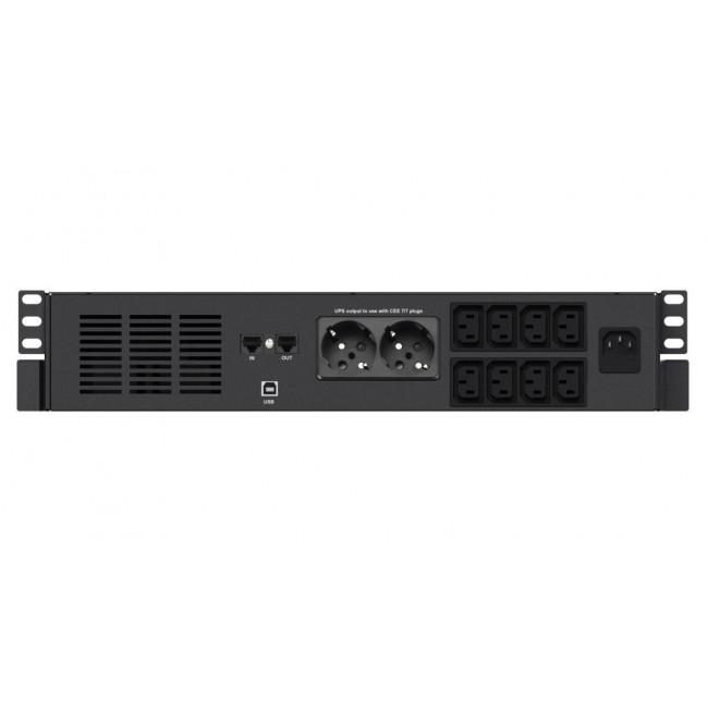 Infosec X4 1000 RM Plus UPS Power Supply Line-Interactive Technology 1 kVA 600 W 10 Power Outlet