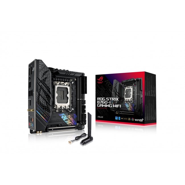 ASUS ROG STRIX B760-I GAMING WIFI Intel B760 LGA 1700 mini ITX ASUS ROG STRIX B760-I GAMING WIFI Intel B760 LGA 1700 mini ITX