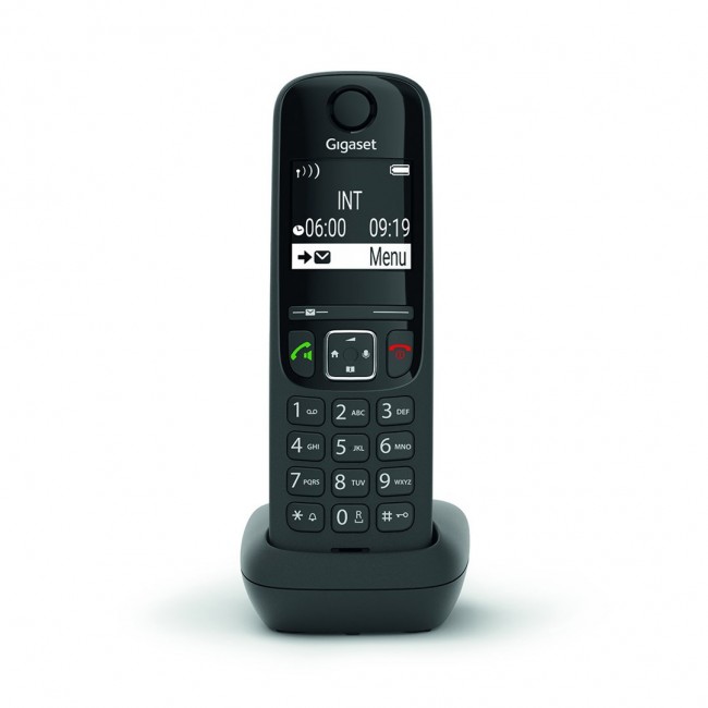 Gigaset AS690HX Analog/DECT telephone Caller ID Black