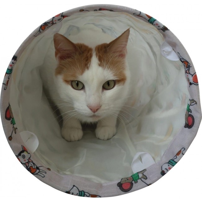 ZOLUX Chatouille Tunnel Cats and Mice Pattern - cat toy - 100cm