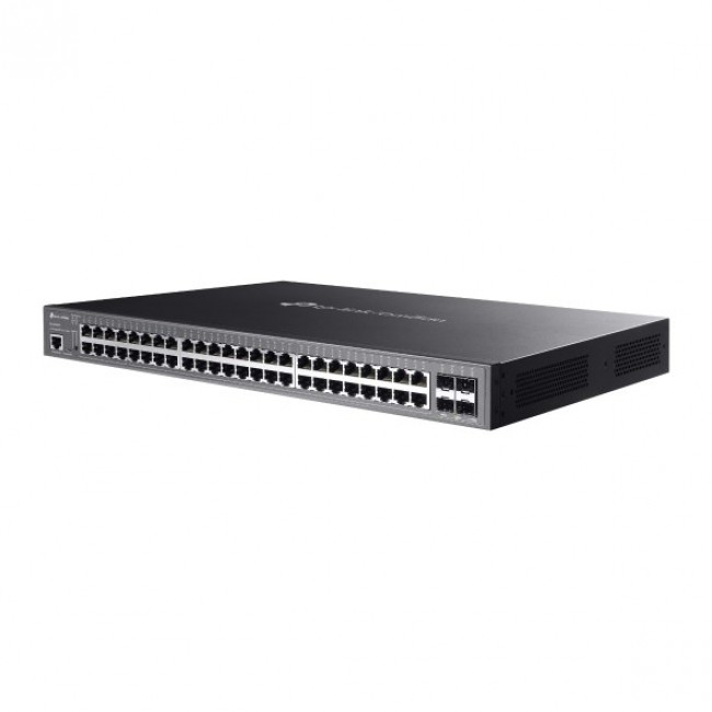 TP-Link Omada SG3452XMPP network switch Managed L2+ Gigabit Ethernet (10/100/1000) Power over Ethernet (PoE) 1U Black TP-Link Omada SG3452XMPP network switch Managed L2+ Gigabit Ethernet (10/100/1000) Power over Ethernet (PoE) 1U Black