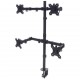 Manhattan Quad Desk Mount for TV & Monitors, For screens 10