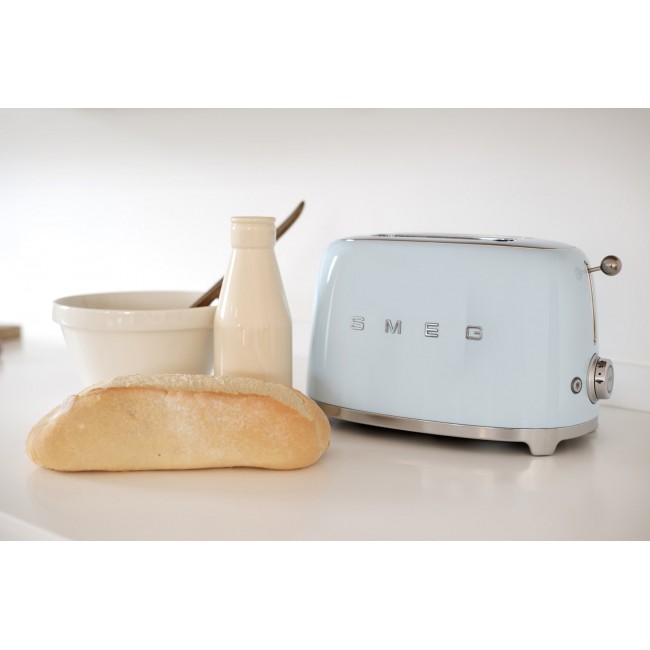 Smeg 50's Style Toaster TSF01PBEU Pastel Blue