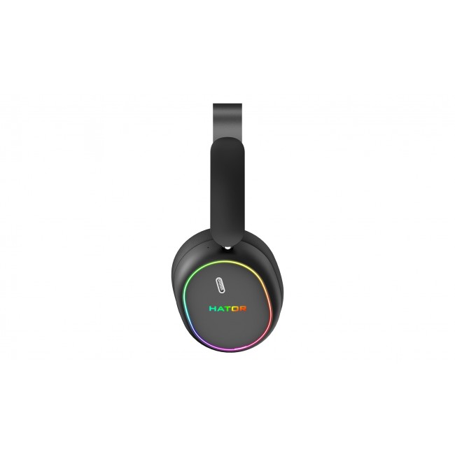 HATOR Phoenix 2 Wireless Headset Wired & Wireless Head-band Gaming USB Type-C / USB Type-A Bluetooth Black HATOR Phoenix 2 Wireless Headset Wired & Wireless Head-band Gaming USB Type-C / USB Type-A Bluetooth Black