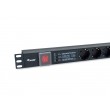 Equip 6-Outlet German Power Distribution Unit, with Surge Protection, Integrated line fitler