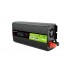 Green Cell Przetwornica napicia PowerInverter LCD 12 V 500W/1000W Przetwornica samochodowa z wywietlaczem - czysty sinus power adapter/inverter Auto Black