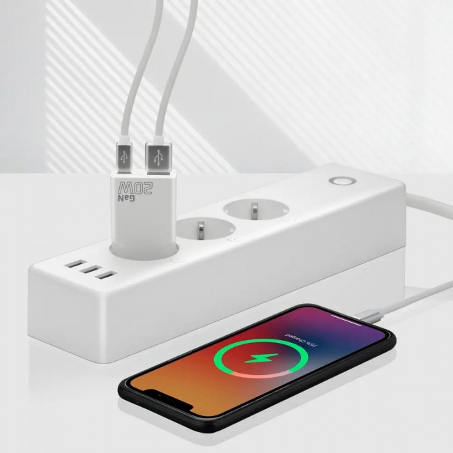 Charger everActive GaN SUPER SLIM SC-340Q USB QC3.0 and USB-C PD 20 W