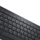 DELL KM3322W keyboard Mouse included Office RF Wireless Ukrainian Black