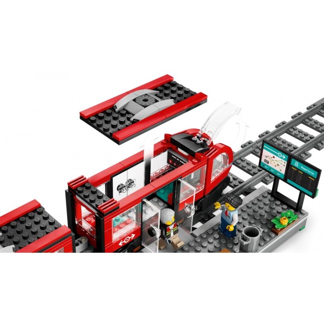 LEGO CITY 60423 Downtown Streetcar and Station LEGO CITY 60423 Downtown Streetcar and Station