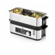 WMF KITCHENminis 0415090011 steam cooker 2 basket(s) Countertop 900 W Black, Stainless steel WMF KITCHENminis 0415090011 steam cooker 2 basket(s) Countertop 900 W Black, Stainless steel