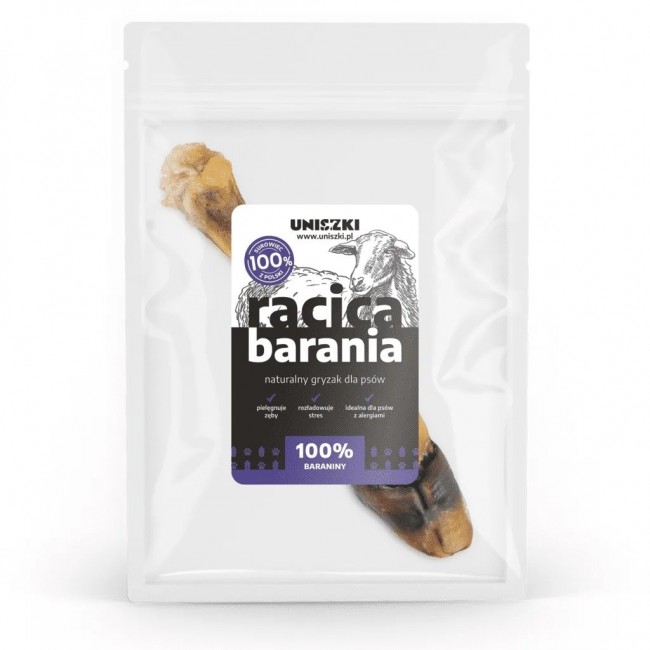 UNISZKI Sheep hoof - dog treat - 1 UNISZKI Sheep hoof - dog treat - 1