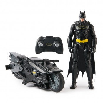 DC Comics , Batman Stealth Remote Control Batcycle with 12