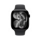 Apple Watch Series 11 GPS 46mm Jet Black Aluminium Case with Black Sport Band - S/M