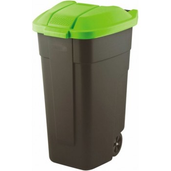 Curver 214125 trash can 110 L Rectangular Plastic Black, Green