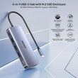 UNITEK ACTIVE HUB USB-C 10GBPS,M.2,HDMI, PD 100W UNITEK ACTIVE HUB USB-C 10GBPS,M.2,HDMI, PD 100W