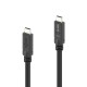 PureLink PI6600-030 USB cable USB4 Gen 2x2 3 m USB C 20 Gbit/s 100 W Black
