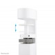 Neomounts DS22-840WH6 Desk socket with clamp and USB-C and USB-A ports - Quick charge