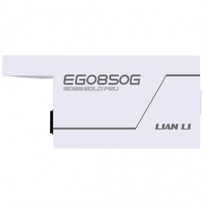 Lian Li EDGE GOLD 850 80 PLUS Gold Power Supply, PCIe 5.1, ATX 3.1 - 850 Watt, white