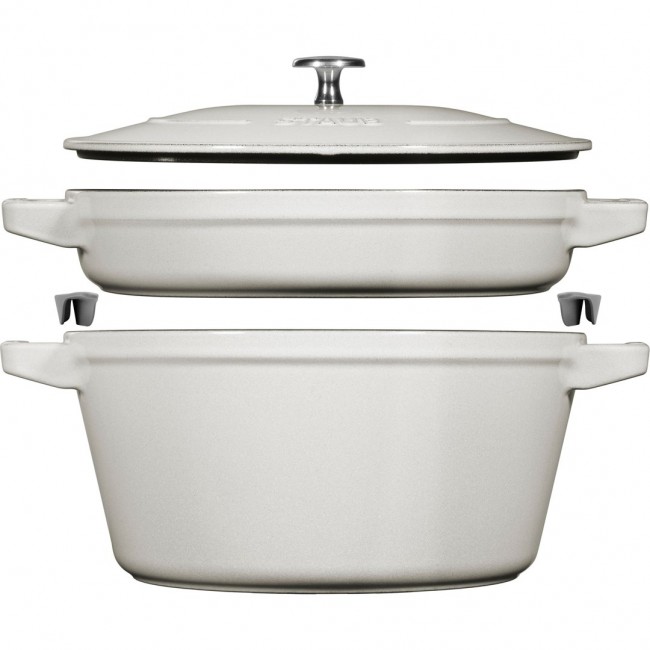 Staub La Cocotte Round Cast iron Casserole baking dish Staub La Cocotte Round Cast iron Casserole baking dish