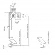 Maclean Monitor Desk Mount 17