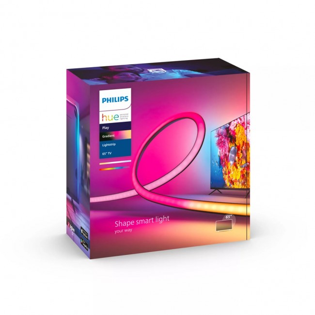 Philips Hue White and colour ambience Play gradient lightstrip 65 inch Philips Hue White and colour ambience Play gradient lightstrip 65 inch