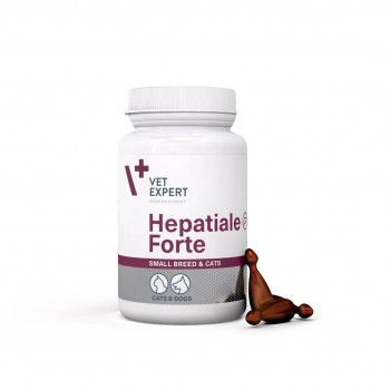 VETEXPERT Hepatiale forte Small breed - supplements for dogs and cats - 40 tablets