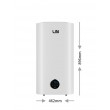 Electric water heater LIN LIFVD1SMWH 50L UNIVERSAL white