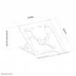 Neomounts NSLS085BLACK Laptop stand 10-17 Neomounts NSLS085BLACK Laptop stand 10-17