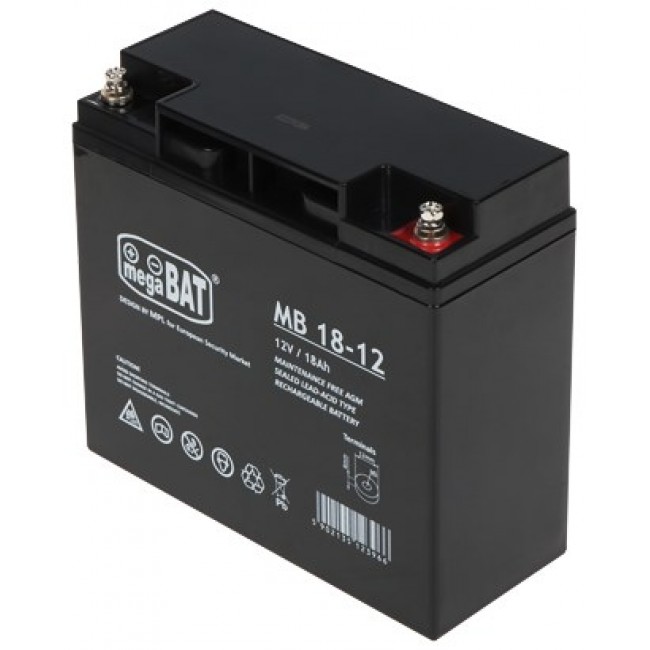 MegaBat MB 18-12 UPS battery Sealed Lead Acid (VRLA) 12 V 18 Ah