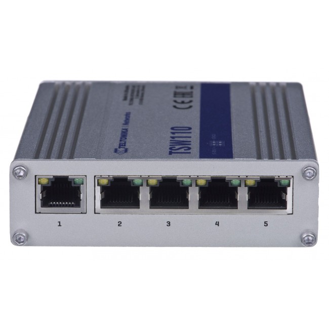 TELTONIKA TSW110 SWITCH 5X RJ45 1000MB/S, L2