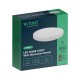 Plafond V-TAC VT-8630S surface-mounted 36W LED IP44 42cm 4000K 3820lm (SKU 76651) White