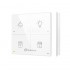 GRENTON TOUCH PANEL/ 4 TOUCH FIELDS/ TF-BUS/ WHITE GLASS FRONT