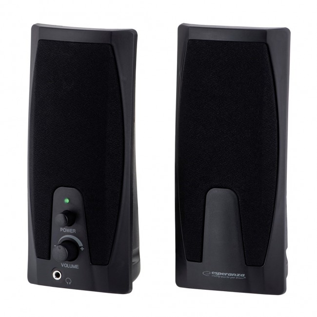 Esperanza EP110 loudspeaker 2-way Black Wired 6 W Esperanza EP110 loudspeaker 2-way Black Wired 6 W