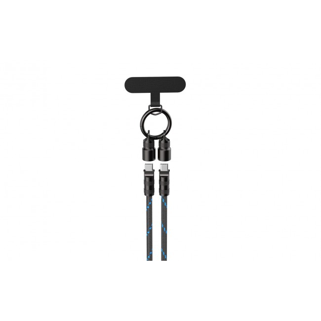 Havit CB6340 - charging cable, 1.2m (black/blue) Havit CB6340 - charging cable, 1.2m (black/blue)