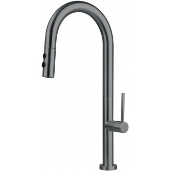Kitchen faucet with pull-out spout - 2 types of spray