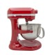 KitchenAid 5KSM60SPXEER Stand mixer 375 W Grey, Red, Stainless steel